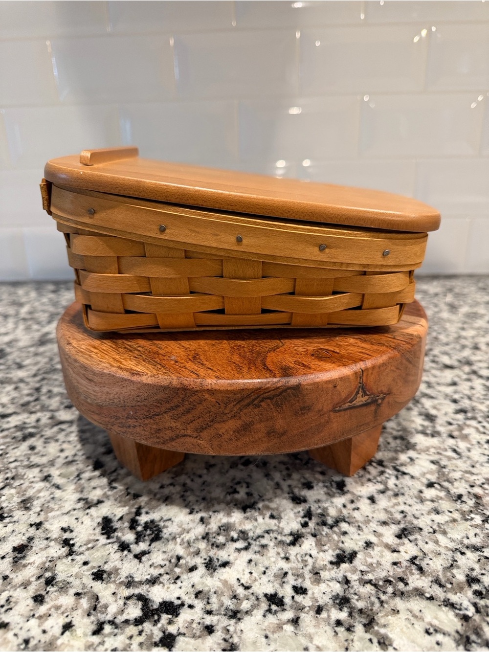 Longaberger Notepad Basket 2005